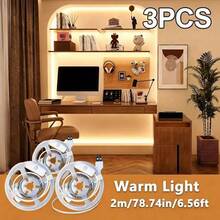 High Brightness LED Light Strip, USB Powered, Button Switch Control, Flexible LED Light Strip, TV Background Decorative Light, Background Decorative Flexible Light Strip, Easy To Install, Suitable For TV Background, Bedroom, Living Room, Hallway, Kitchen, DIY Decoration - LED Strip Light - View 33