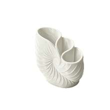 3D Printed Seashell Spiral Toothbrush Holder, 3-Compartment Toothbrush And Toothpaste Storage Rack, Bathroom Countertop Organizer For Toothbrush, Toothpaste, Shaving Razor - Multicolor - View 4