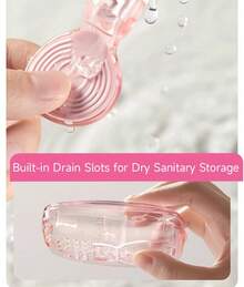 MINISO Portable Razor With Storage Case, Hair Removal Shaver, Anti-Scratch Hair Remover - 5-blade - View 5