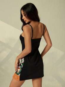Women Short Dresses - Fruit Green - View 2
