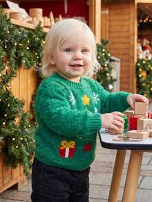 Baby Boys Knit Tops - Green - View 3