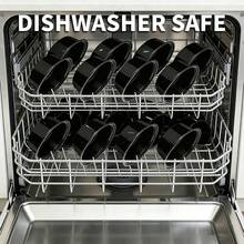 FookmeKag 30-Piece Round Leak-Proof And Durable Stackable Set With Lids,Made Of Heat-Resistant PP Material,Suitable For Microwave,Refrigerator And Dishwasher.28oz Capacity, Perfect For Serving Noodles, Soups, Salads, Ideal For Parties, Weddings, And Meal Prep. - Black - View 10