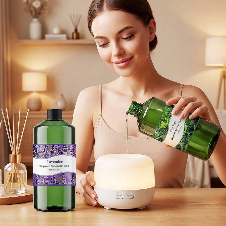 Isi Ulang Minyak Esensial Kapasitas Besar 500ml, Cocok untuk Rumah, Hotel, dan Pusat Perbelanjaan, Multifungsi, Berbagai Aroma, Aroma Premium - 1PC - View 1