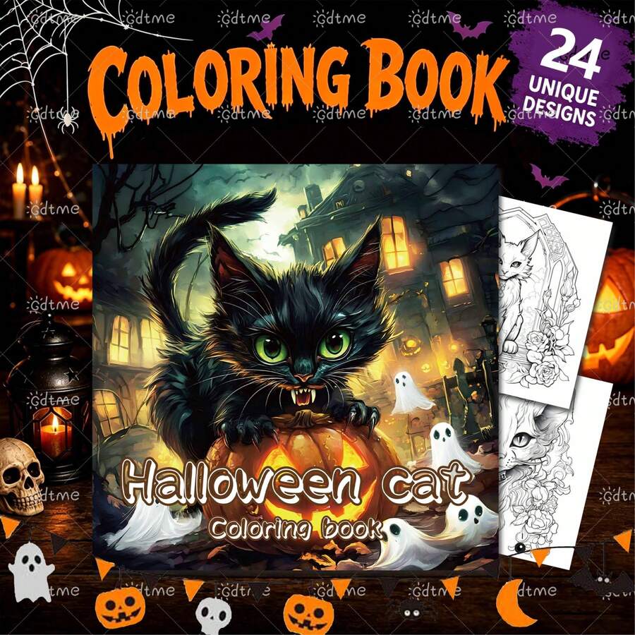 Adorable Bursting, Coloring Book For Teens And Adults, 24 Pages Of Cute Illustrations, Healing And Warm, Creative Gift, Holiday And Back To School Gift For Girls And Boys, Includes One Random Greeting Card. - Super Cute - View 1
