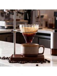 Dudukan Penyaring Kopi Tuang Logam Premium, Tempat Penyaring Kopi Tetes Tangan Mewah, Rak Saringan Teh Multifungsi, Gaya Vintage Kelas Atas, Tinggi Dapat Diatur dan Rotasi 360° - MultiWarna - View 6
