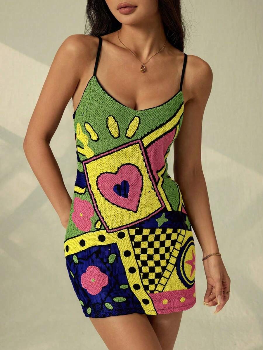 Women Short Dresses - Fruit Green - View 1