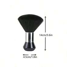 Black Barber Neck Brush, Professional Hair Salon Use, Hairdressing Tool, Hair Styling Accessory - Multicolor - View 7