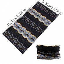 6pcs Wide Headbands, Tubular Neck Gaiters, Multi-Functional Cycling Face Masks, Ski Masks, Seamless Design, Suitable For Various Outdoor Sports, Bicycle Riding, Motorcycle Face Masks, Running, Hiking, Etc. - Multicolor - View 2