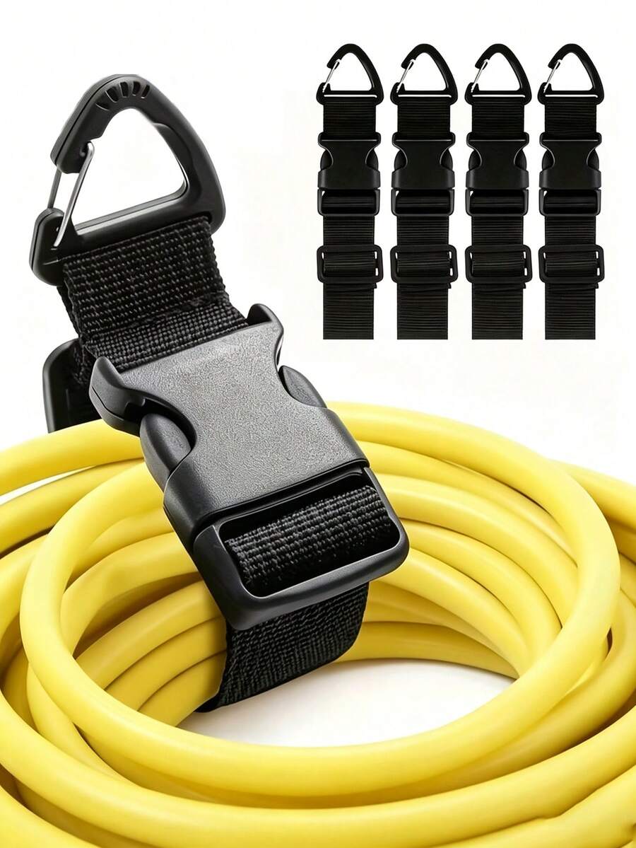 Adjustable Extension Cord Organizer Clip With Triangle Clamp, Durable Polypropylene Material, Suitable For Workshop And Garage Storage, Tool Belt Organization, Cable Management, Extension Cord Holder, Tool Organization, Sturdy And Durable - Multicolor - View 1