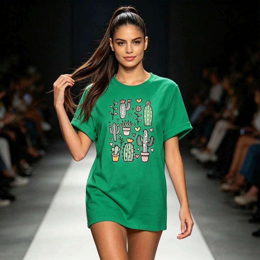 Women Senior T-Shirts & Tops - Green - View 1