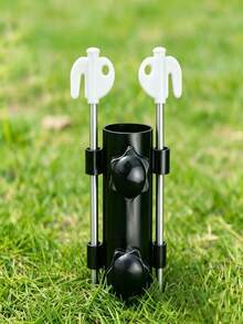 1 Set Windproof Tent Pole Fixing Bracket Heavy Duty Ground Stakes Outdoor Camping Gear - Multicolor - View 1