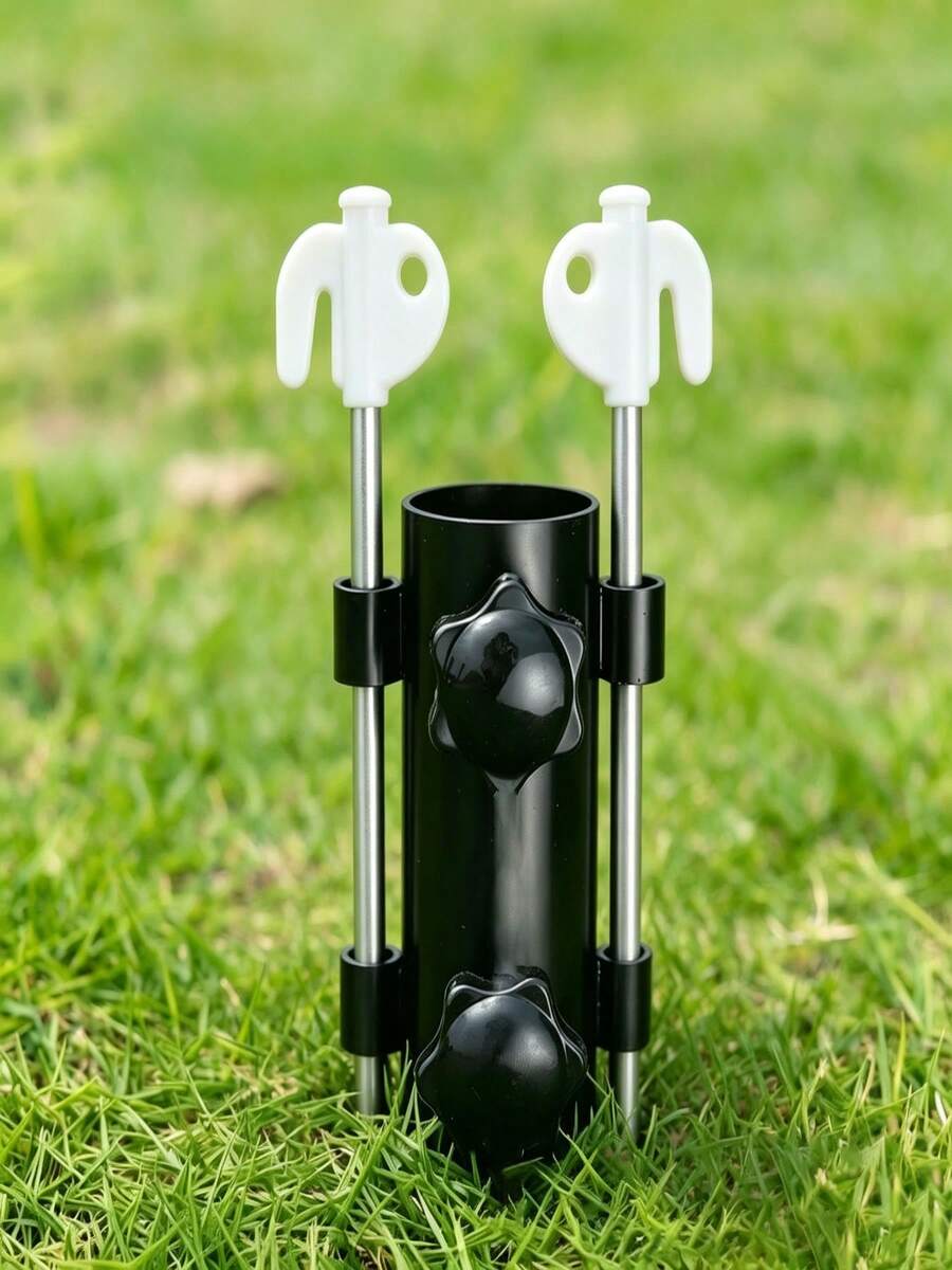 1 Set Windproof Tent Pole Fixing Bracket Heavy Duty Ground Stakes Outdoor Camping Gear - Multicolor - View 1