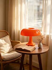Modern Minimalist LED Mushroom Table Lamp, Classic Design, USB Powered, 3 Color Dimmable, Suitable For Study/Living Room/Bedroom/Bedside, Reading And Decorative Ornament - Mushroom Lamp - View 9