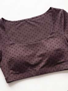 Spring/Summer New French Polka Dot Sexy Casual Elegant Halter Tie Slimming Beach Vacation Date Party Swimsuit Set - Multicolor - View 5