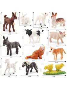 Mainan Figur Hewan Liar Anak-anak - MultiWarna - View 5