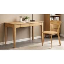 Dining Chairs Made Of Solid Wood, Set Of 2, Mid-Century Modern Style With Curved Backrest, Kitchen Chairs With Adjustable Footrest For Dining Room, Kitchen, Living Room, Wood Color. - 1 - View 8