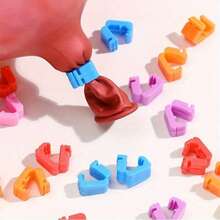 120pcs Colorful Plastic Balloon Sealing Clips, Quick Knotting Accessories, Suitable For Party Decoration, Wedding, Birthday, Halloween, Christmas, Reusable Balloon Garland Tool - Multicolor - View 3