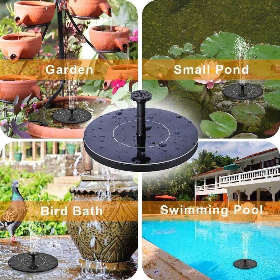 Floor-Standing Fountains - Solar-powered Booster Fountain - View 1