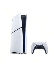 PlayStation 5 Slim 光碟版家用遊戲主機，家庭互動、居家聚會、休閒娛樂 - 白色 - 查看 4