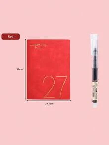 A5 Planner Notebook Time Management Efficiency Manual Calendar Weekly Planner Self-Discipline For Planners Notes Daily Diary - Multicolor - View 8
