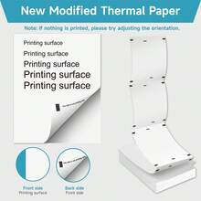 ORICO 200 Sheets - Letter Size Thermal Paper. Compatible With Thermal Printers, US Letter Size: 216mm/8.5 Inch X 279mm/11 Inch, 200 Sheets. Advanced Thermal Paper For Business, Travel, And Office Use. - 200 Sheets Thermal Paper - View 4