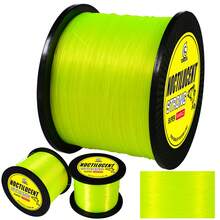 YACUMA Fluorescent Yellow - High-Quality Monofilament Nylon Fishing Line 1005M/1099YDS Low Ductility And High Wear Resistance Long-Distance Casting Sea Fishing Line Suitable For Freshwater And Saltwater Fishing - Yellow - View 3