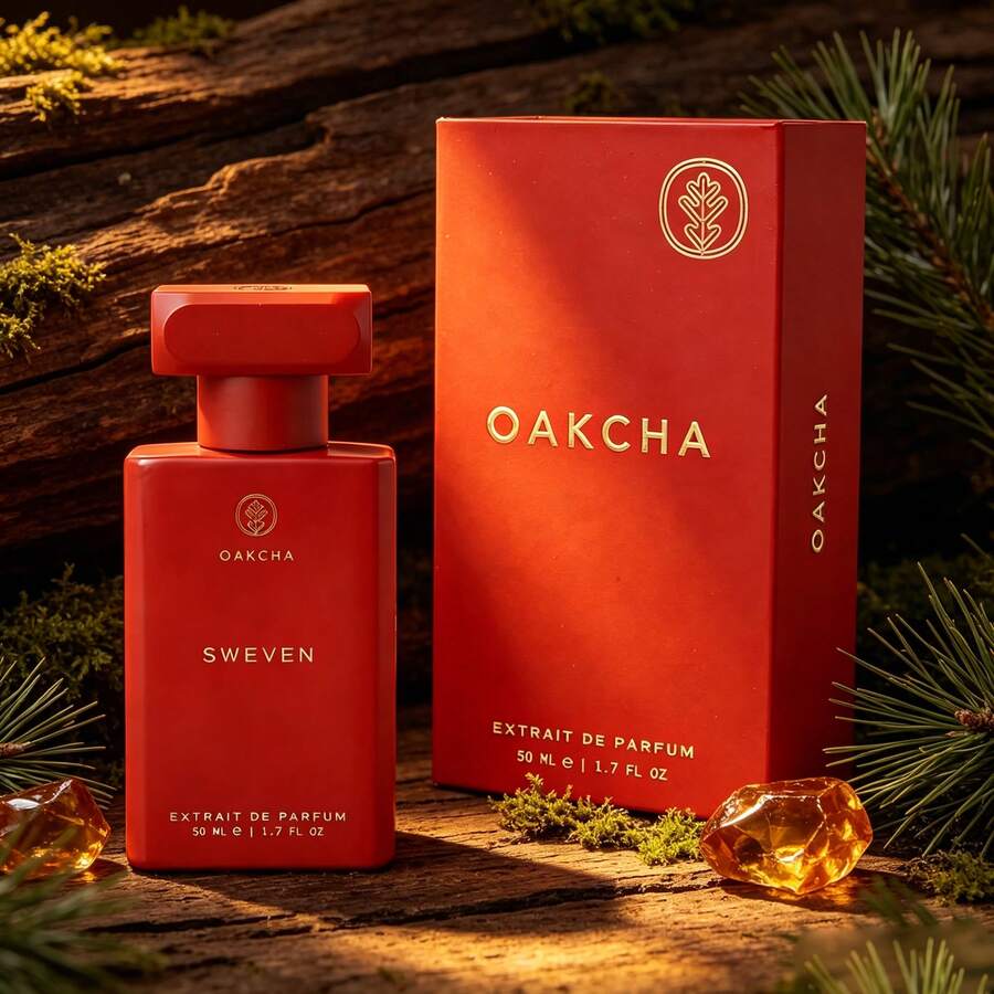 OAKCHA عطر أوكشا سويفن مستخلص عطري 50 مل، عطر شرقي للجنسين، مع الزعفران والعود والعنبر ورائحة عطرية، هدية عالية الجودة للجميع - فواكه وحمضيات - مشاهدة 1