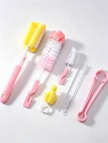 7 buah Spons Pembersih Botol Bayi, Pembersih Gelas, Pembersih Dot, Pembersih Sedotan, Set Pembersih Nilon - QJS-FS02 - View 2