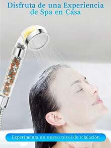 Cabezal de Regadera de Filtro con Soporte, Con Filtro De Vitamina C, Purificador de Alta Presión, Cabezales De Ducha Filtrados Con Cuentas De Filtro, Cabezal de Regadera Cambiable - como en la imagen - Ver 6