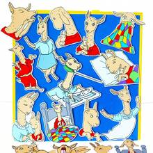 hoojojo 17Pcs Felt Storytelling Set For Llama Llama Red Pajama, Interactive Storytelling Props, Role-Playing Toy, Reading Learning Teaching Aid, Classroom Interactive Game, Back-To-School Supplies - Multicolor - View 13