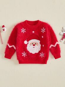 Baby Boys Knit Tops - Red - View 6
