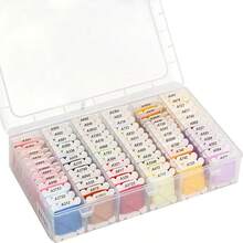 120/80/40 Colors Embroidery Thread, Colorful Cross Stitch Thread, Embroidery Thread Set, Beginner Embroidery Kit, DIY Handmade - A - View 8