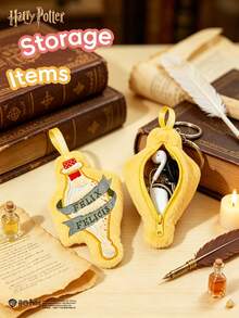 Harry Potter 1pc Bag Charm & Coin Purse, Love Potion Design, Suitable For Commuting, Halloween, Christmas And Birthday Gift For Fans And Collectors - Multicolor - View 3