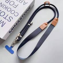Tali Leher Panjang Universal Warna Solid Premium Tahan Lama yang Dapat Diatur dengan Rantai, Cocok untuk Kamera CCD, Ponsel, Perjalanan dan Aktivitas Luar Ruangan Anti-Hilang - MultiWarna - View 12