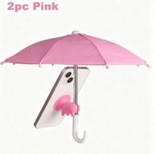 2pcs Adjustable Phone Sunshade Umbrella With Mini Umbrella Stand, Portable Phone Sunshade Umbrella, Suitable For IPhone, Android Phones, Outdoor Travel Essential, Birthday, Family, Friends Gift, Holiday Essential, Camping Gear - Multicolor - View 13