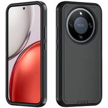 军用级防震基础手机壳，军用级防摔重型坚固防摔减震耐磨全方位保护手机壳，坚固的三合一保护壳，兼容、Galaxy、荣耀国际版（非国内版）春季礼物 - 黑色 - 查看 99