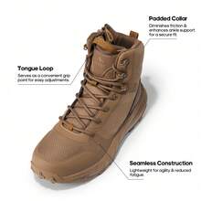Men Military & Tactical Boots - Camel - View 3