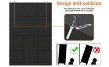 Sideboard Kitchen Adjustable Shelves & Wine Rack, Black - Black - View 6