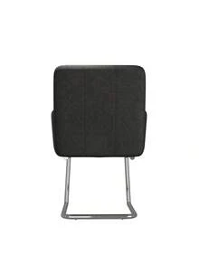 Dining Chairs Set Black - 2 Pieces, Modern Style - 黑色 - 查看 9