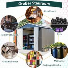 Storage Shed Metal Frame - Black 240.4 X 192.3 X 191 Cm - 黑色 - 查看 4