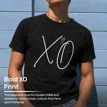 The Weekend T-Shirt - XO Retro Concert Fan Top, Black Tee - 樣式1 - 查看 2