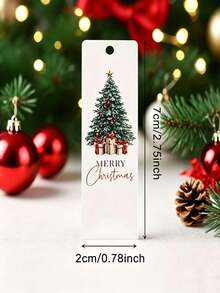 1/50/100pcs Christmas Tree Gift Tags, Merry Christmas Packaging Labels, Holiday Packaging Supplies Paper Tags, Suitable For Christmas Gifts And Decorations - Christmas Tree - High Quality - View 9