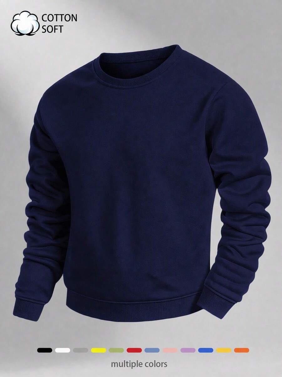 Impala Men Sweatshirts - Navy Blue - View 1
