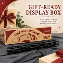 عصا أمنية سحرية من One Wish Willow للهالوين، هدية دعابة مبتكرة وإكسسوار للحفلات - الأسود - مشاهدة 6