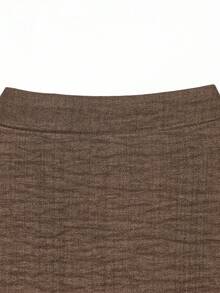 Seelio Autumn New Women's European And American Style Fashion Minimalist Frog Button Front Jacket - Coffee Brown - View 11