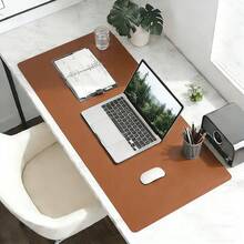 Leather Desk Mat, Large Keyboard And Mouse Pad, Waterproof Desk Pad, Computer Desk Mat, Laptop Pad, Keyboard Pad, Large Mouse Pad, Office Essentials - View 8