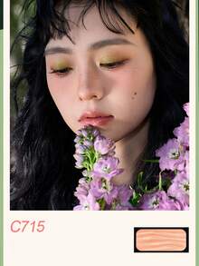 chéeryep 凍乾粉狀腮紅 C715，柔和自然色調，可疊加顯色，霧面妝效，持久輕盈，便攜隨身，適合旅行與送禮，2.1g/0.074 Oz. - C715 - 查看 5