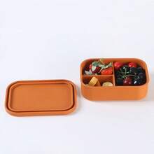 New Silicone Lunch Box, Microwave Heating Food Storage Container, Divided Sealed Bento Box, Multiple Other Styles Of Tableware Available - Multicolor - View 6
