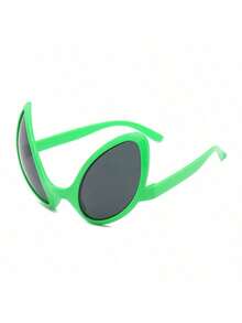 1pc Alien Glasses Funny Party Glasses Holiday Ball Alien Costume Party Supplies Funny Random Color - Multicolor - View 7