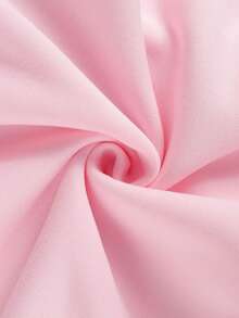Plus Size Women's Zip-Up Sweatshirt With Drawstring And Pockets Casual - Baby Pink - View 6